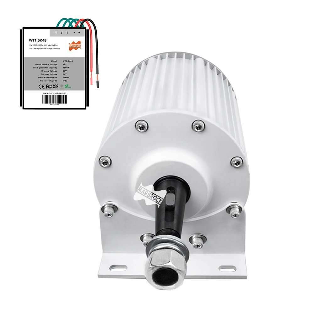 1500W 24V/48v постоянный магнит генератор для ветровой турбины горизонтального генератора ветряные мельницы велотренажер Электрический