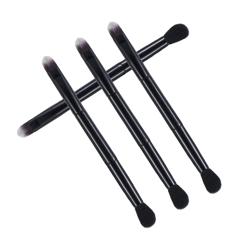 2024 New YD #801 private label double-ended fluffy eyeshadow makeup brush single flat eyeshadow blending firm eyeshadow