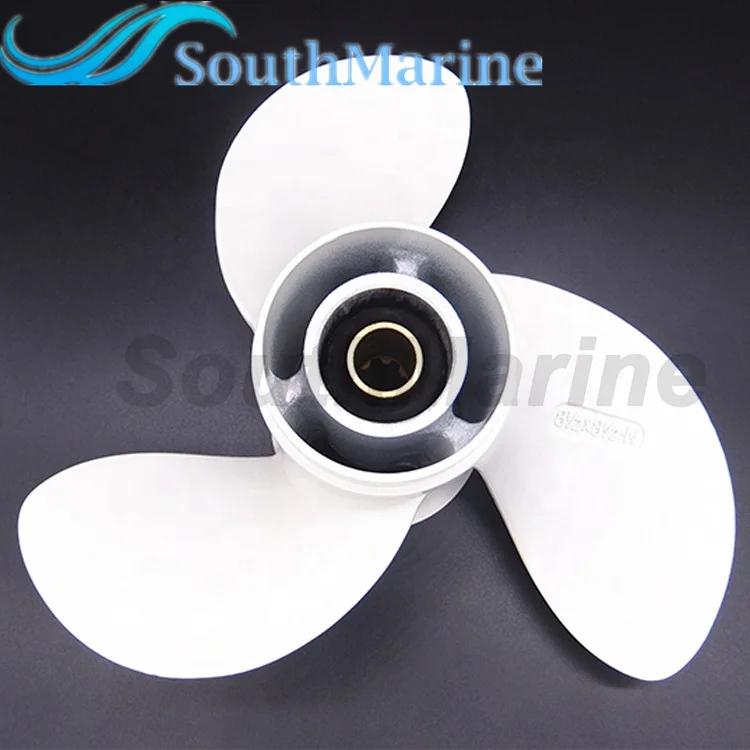Boat Engines Aluminum Alloy Marine Outboard Propeller 8 1/2x8 1/2-N for Yamaha 6hp -9.9H  6G1-45941-00-EL 8.5x8.5