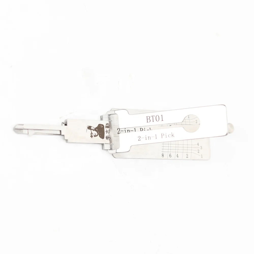 Lishi BT01 2 in 1 Car Door Lock Pick and Decoder Lock Pick Sets For Pentium B70.B50 locksmith tools Lishi BT01 2 in 1 Pick