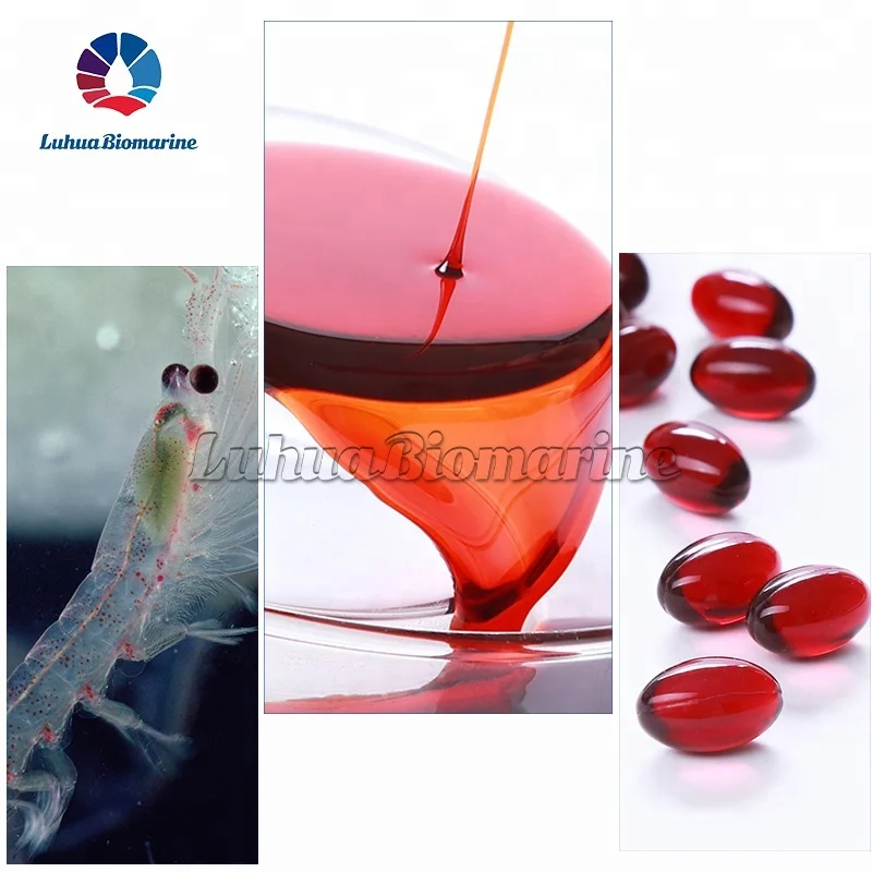 High astaxanthin and EPA/DHA omega3 krill oil capsule