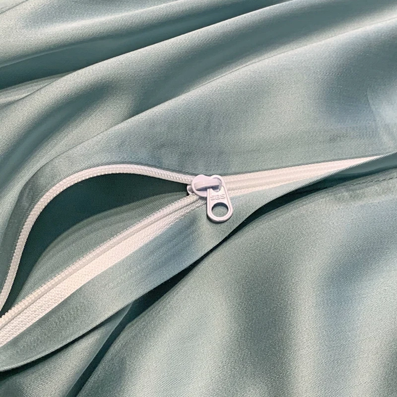 Wholesale tencel fitted bed sheet with pillowcase 100% Lyocell tencel 4 piece with flat bedsheet sets