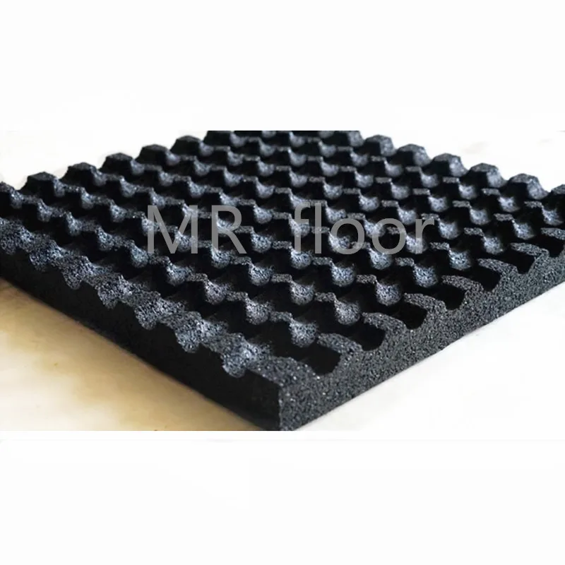 China factory price red 10% EPDM dots playground rubber mat bricks 500*500