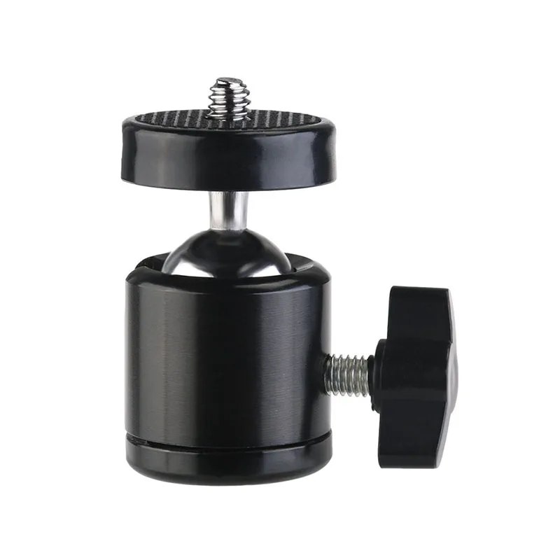 360 Swivel Camera Tripod Ball Head 1/4 Inch Screw Mount Bracket For  Sony DSLR Camera Tripod Ball head Stand