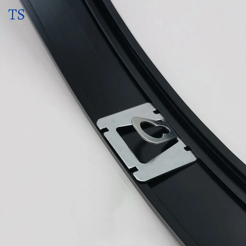 Aluminum alloy round track frame tied round box mobile hooks to special shaped frame picture frame material hardware fittings