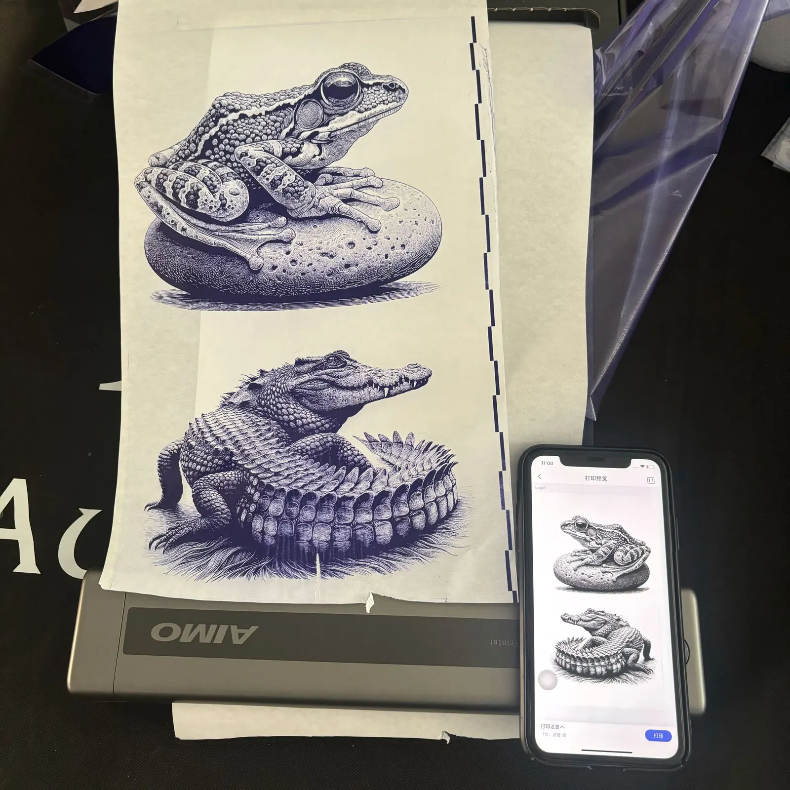 Kissure 30M Roll Tattoo Thermal Stencil Transfer Paper Sheet Free Hand Copier Paper For Tattoo Supply 3 layered  Transfer Paper