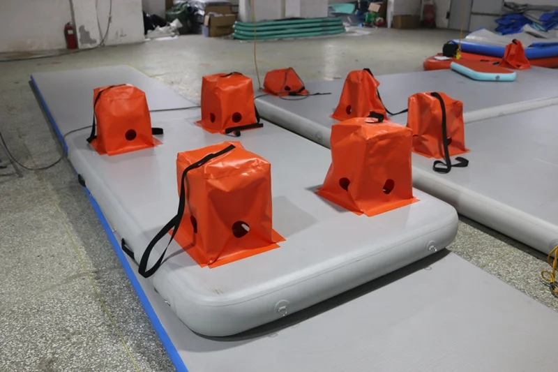 cheap dock inflatable mat pontoon floating platform for sale