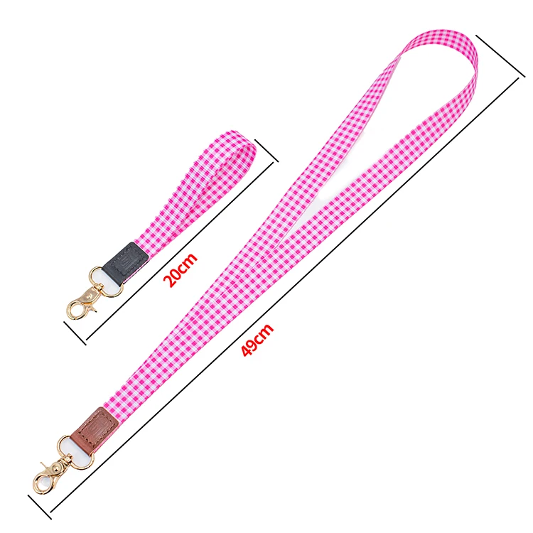 Product heat transfer polyester fabric custom usb keychain anime lanyard keychain lanyard