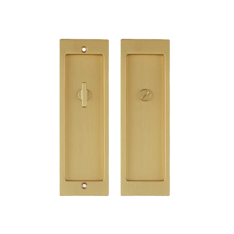 Mortise Lock Modern Rectangular Pocket Sliding Door Lock