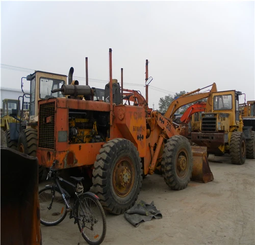 high efficiency 1 ton 3 ton small loaders komatsu WA30 front end loader / secondhand WA30 WA50 WA70 wheel loader