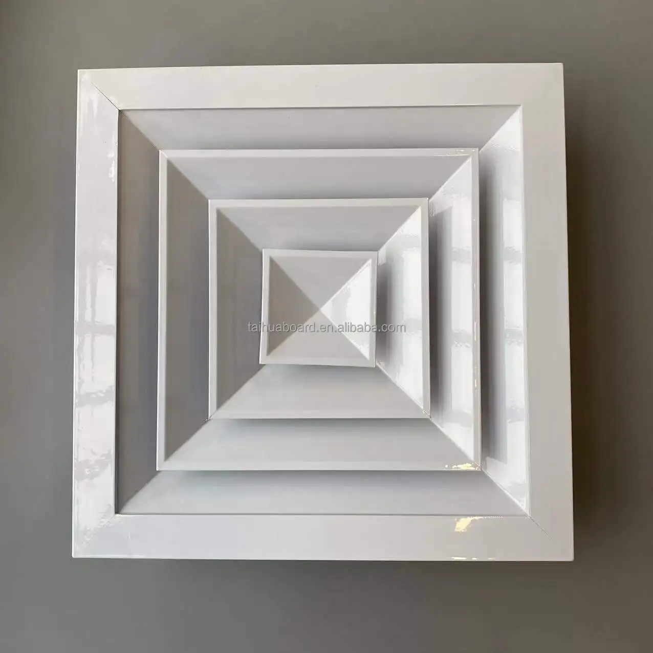 HVAC system supply ceiling air diffuser aluminum supply square air diffuser