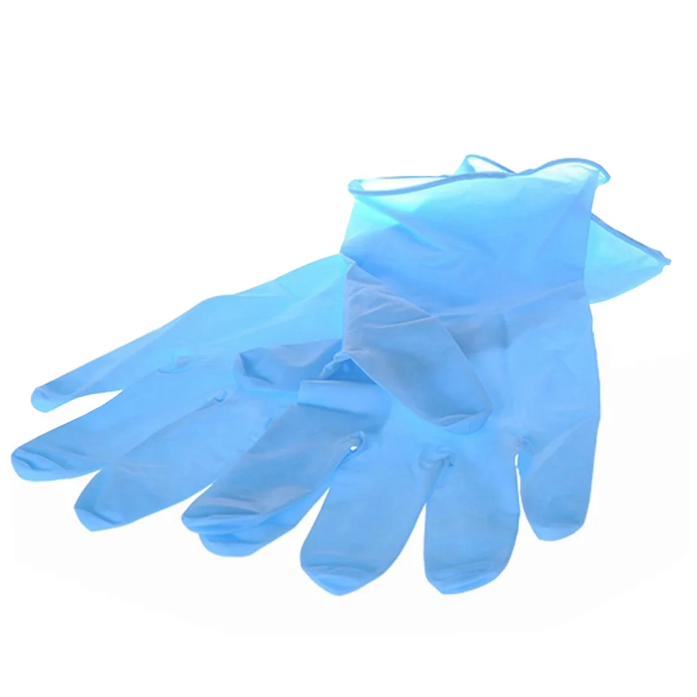 Blue Vinyl Gloves Disposable Examination Gloves Powder Free PVC Blue Vinyl Gloves