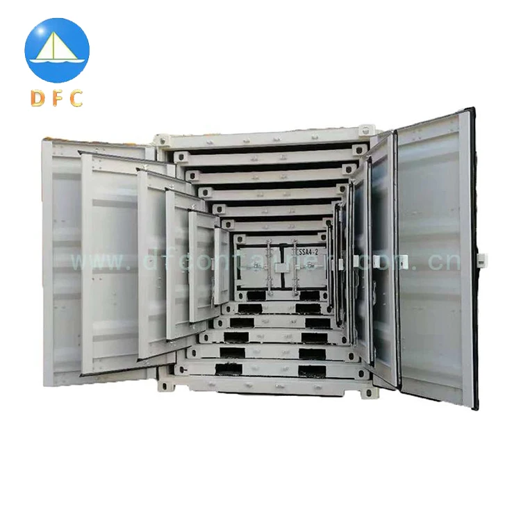 Wholesale Selling 7ft 8ft 9ft 10ft Steel Mini Cube Storage Shipping Container With Double Door For Sales Made In China