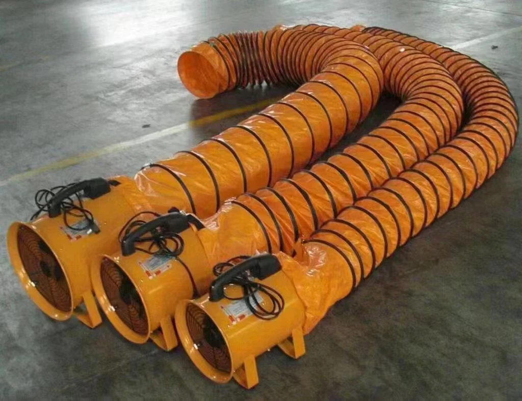 110V 220V 12inch Portable Axial Flow Fan Ventilation Blower 200MM Portable Axial Flow Fan