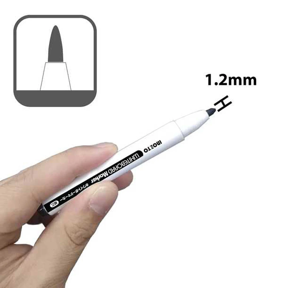 1.2mm Germany Wholesale water-based smooth whiteboard pen set school office use erasable white board marker with board brush