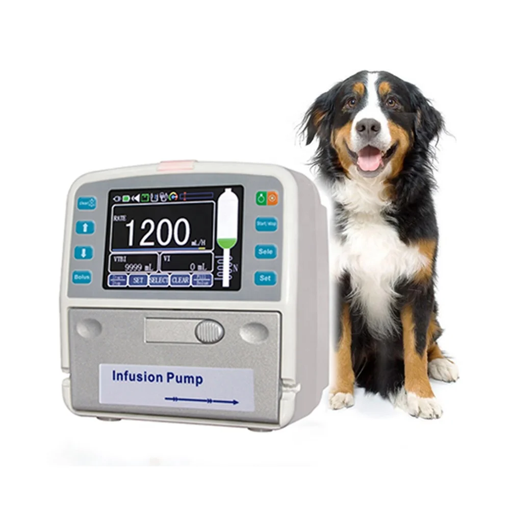 Portable Infusion Pump Veterinary Infusion Pump Vet Infusion Pump With  4.3inch LCD Touchscreen