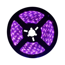 5 м 60 Вт яркий УФ черный свет Светодиодная лента Водонепроницаемая IP65 черный свет ночная светодиодная УФ-Гирлянда для вечеринки