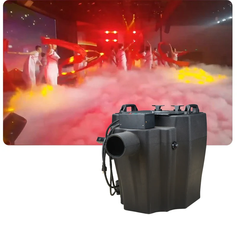 3500W High Power  Large Stage Grand Low Lying dry Ice Smoke Machine Dry Ice Fog Machine Dry Ice Machine For Wedding Decor