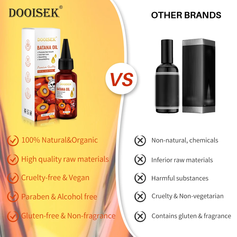 New Factory Pure Organic Batana Oil Repair Damaged Hair Promotes Strengthening Hair Growth Rosemary Hair Care Essential Oil