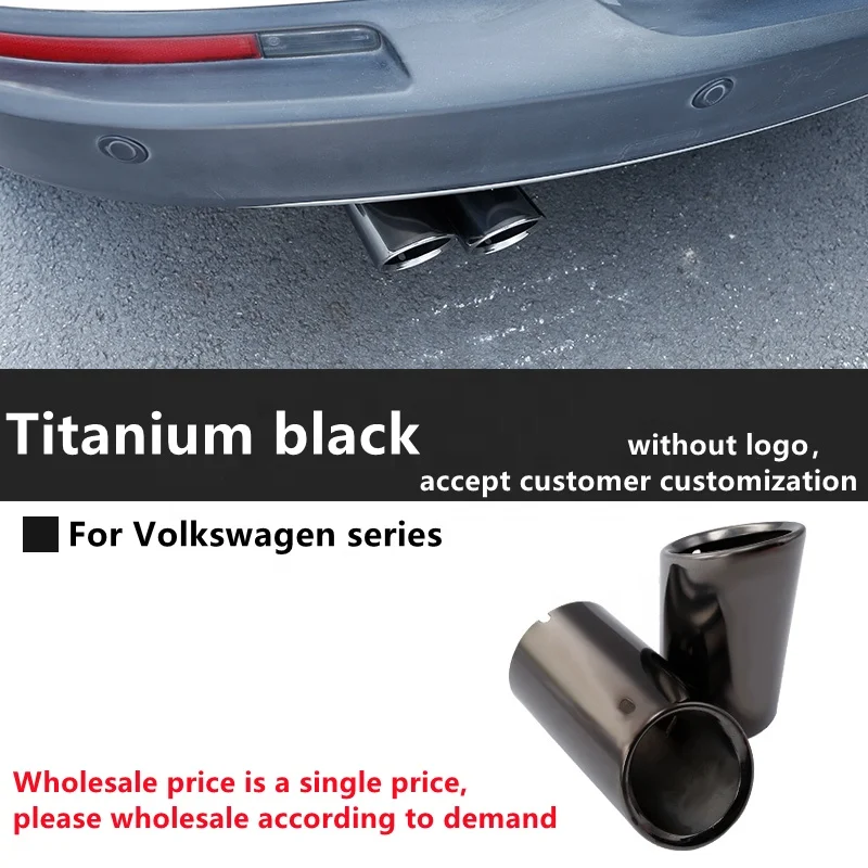 Хромированный выхлопной глушитель, наконечник трубы для VW golf 7 Golf Travel, подходит для моделей vw 1,4 T