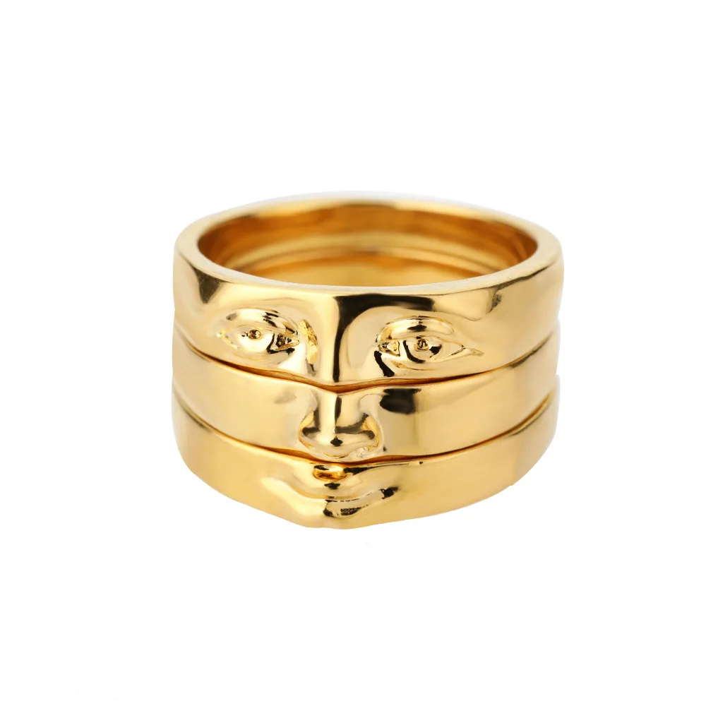 New men and women with Egyptian African Queen Charm Goddess opening adjustable ring