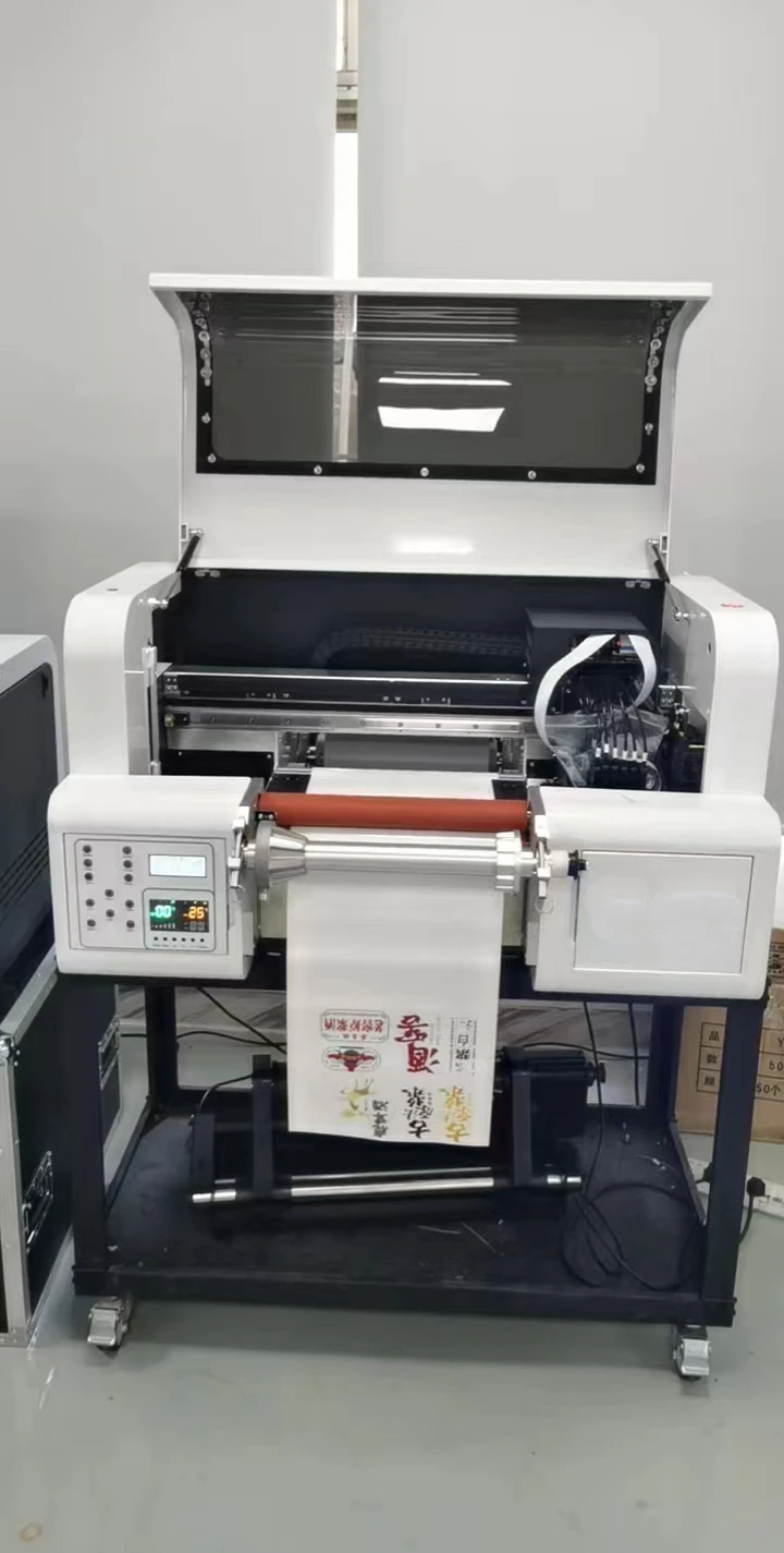 Hot Sale 2 In 1 UV DTF gold ab Printer Prints transfer a3 uv dtf 2 head xp600 All Kind Of Sticker