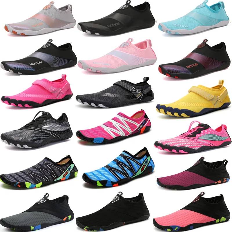 Unisex Swimming Neoprene Water Shoes Men Barefoot Outdoor Beach Upstream Aqua Shoes Plus Size Nonslip River Sea Diving Sneakers