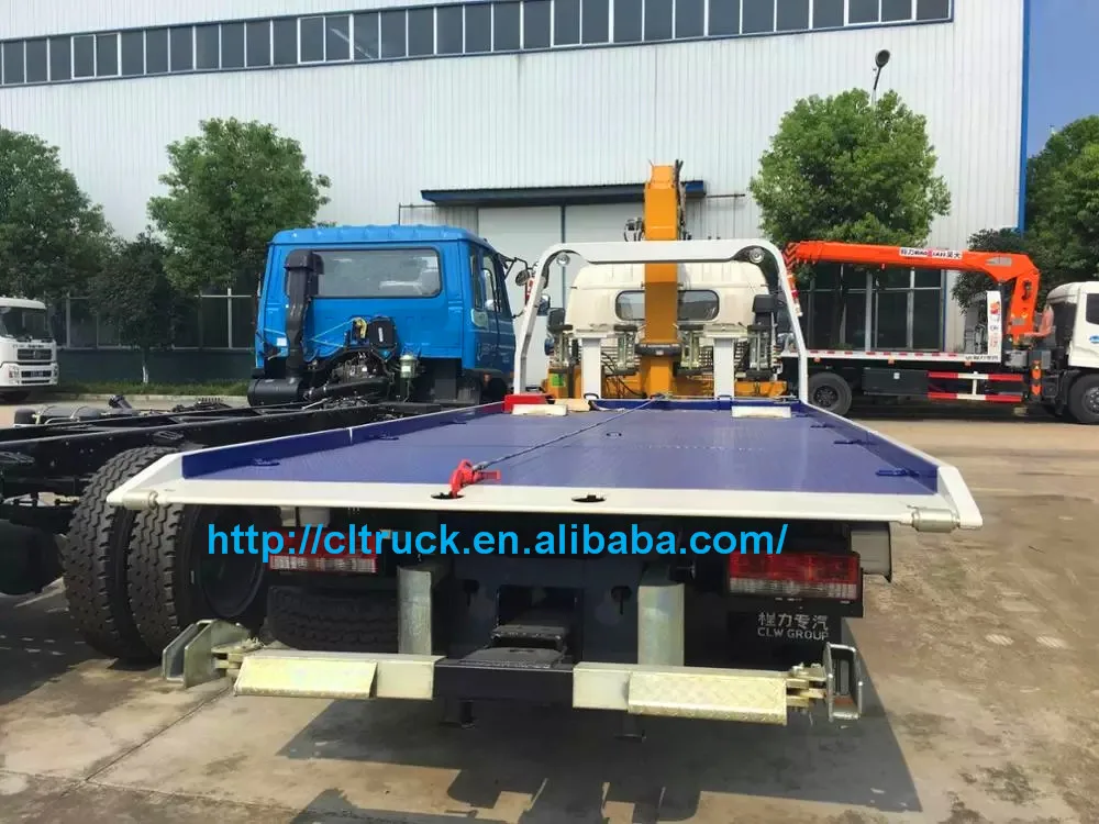 China customized ISUZ-U 4x2 wrecker towing truck with warning light
