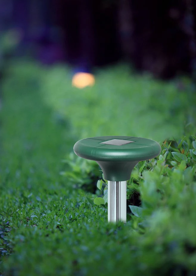 Новинка, уличная Водонепроницаемая ультразвуковая мышь ENJOYSOLAR для борьбы с вредителями, Репеллент для насекомых, Репеллент для Кротов на солнечных батареях