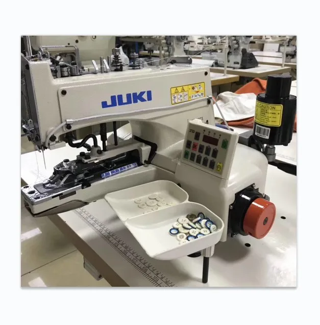 Famous Brand Japan Jukis 1377 Automatic Used Industrial Buttonhole Sewing Machine