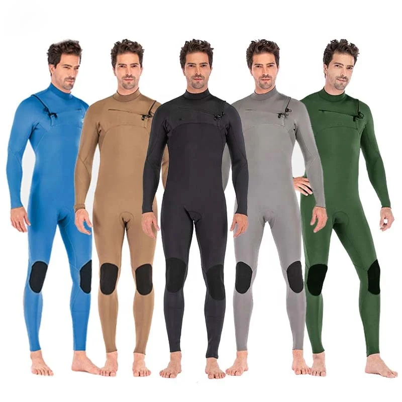 2023 Wetsuit Diving Wet Suit Surfing Mens Chest Zip Wetsuit Yamamoto 39 OEM Super Stretch Yamamoto Neoprene MAN Animal GBS