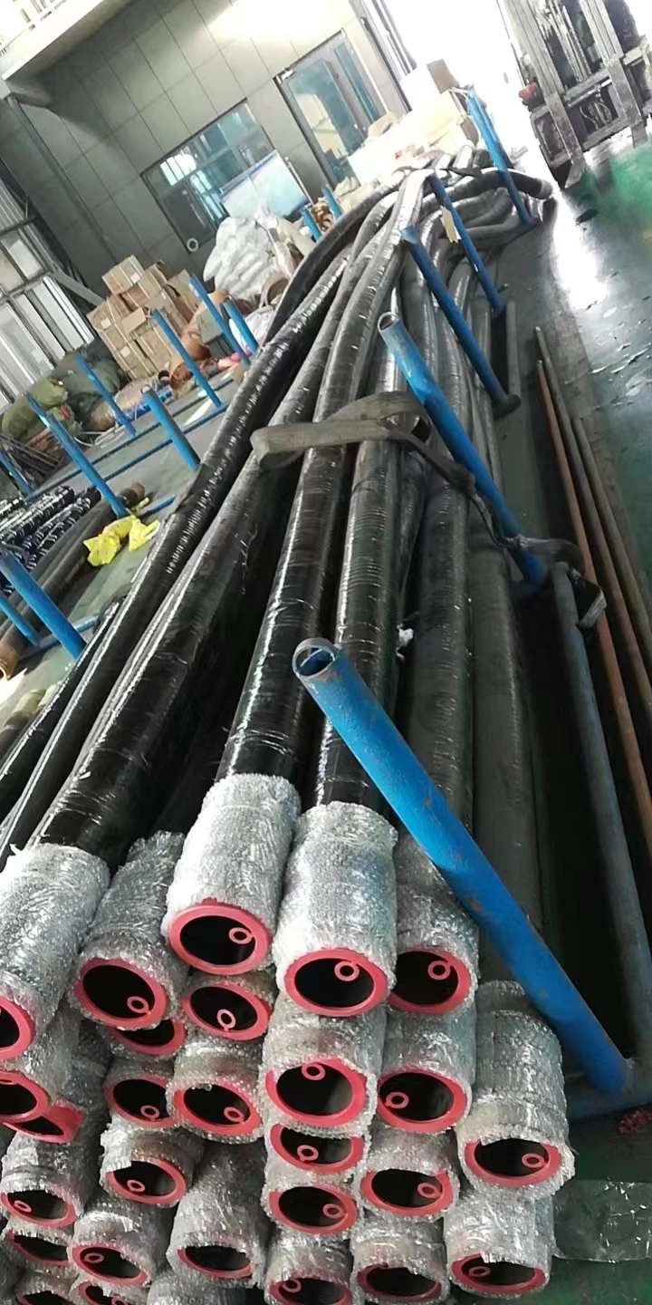 concrete pump spare parts rubber hose with  double flanges