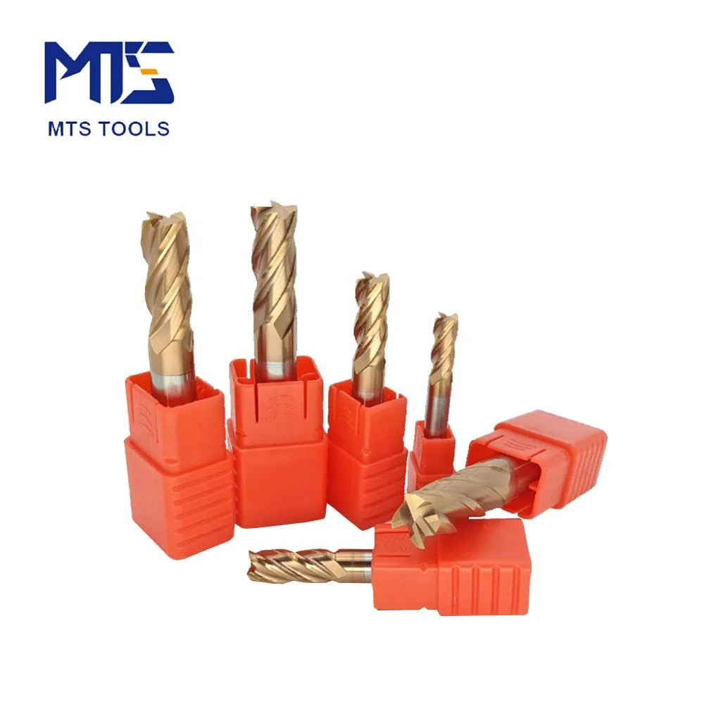 MTS HRC55 2 flute flat end mill is used cut mill