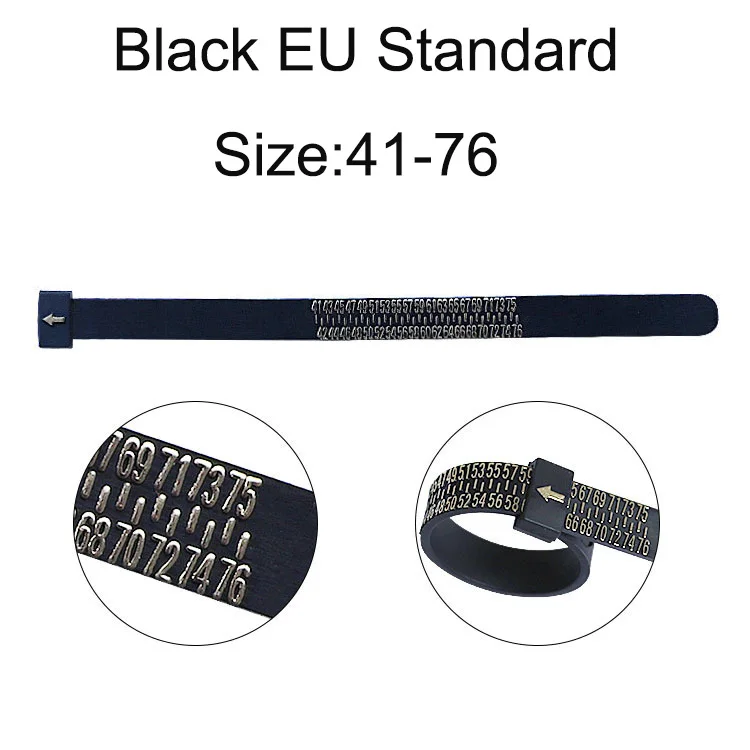 Wholesale Custom Logo Plastic Finger Measuring Tool Ring Sizer Plastic Ring Sizer Jewelry Us Ring Sizer Measuring Set