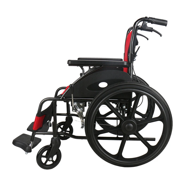 Stock Available adjustable wheelchair customizable multifunctional wheelchair boardable 4x4 wheelchair for go out