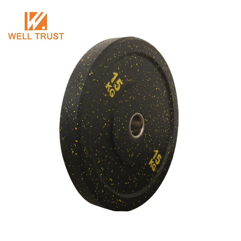  Комплект бамперных пластин WellTrust для продажи цветные высокотемпературные бамперные пластины резиновые бамперы
