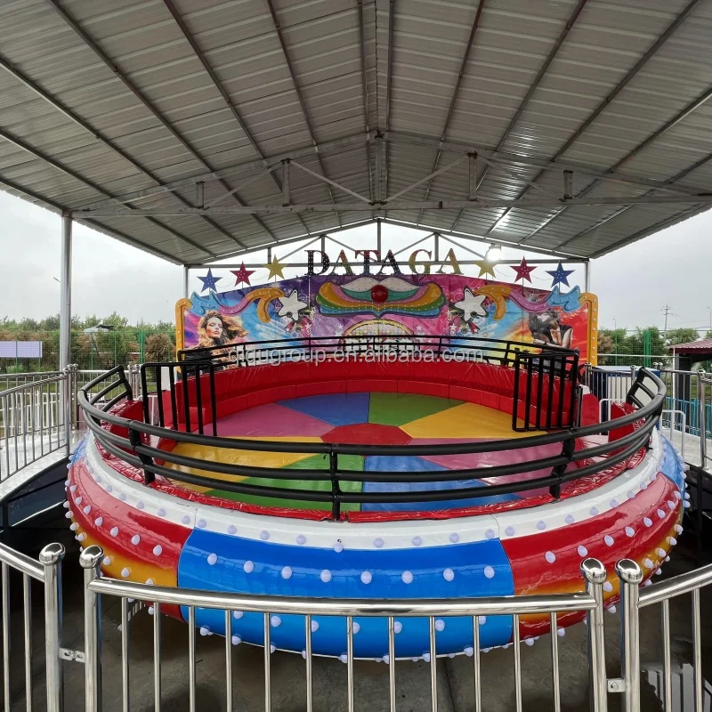 Fun game 30 seats adults kids thrill large amusement park rides disco tagada for sale