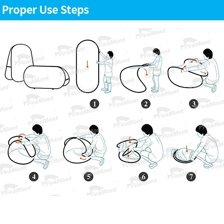 FEAMONT Custom Logo Pop up a Frame Banner Stand Knitted Polyester Frame for Outdoor Advertising and Sports Events