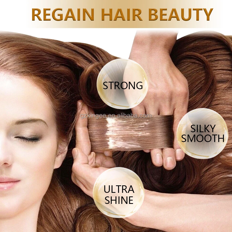 Maxi Bio Gold Protein Hair Straightening Smoothing Cream Brazil Keratin Treatment Hair Repair 1L