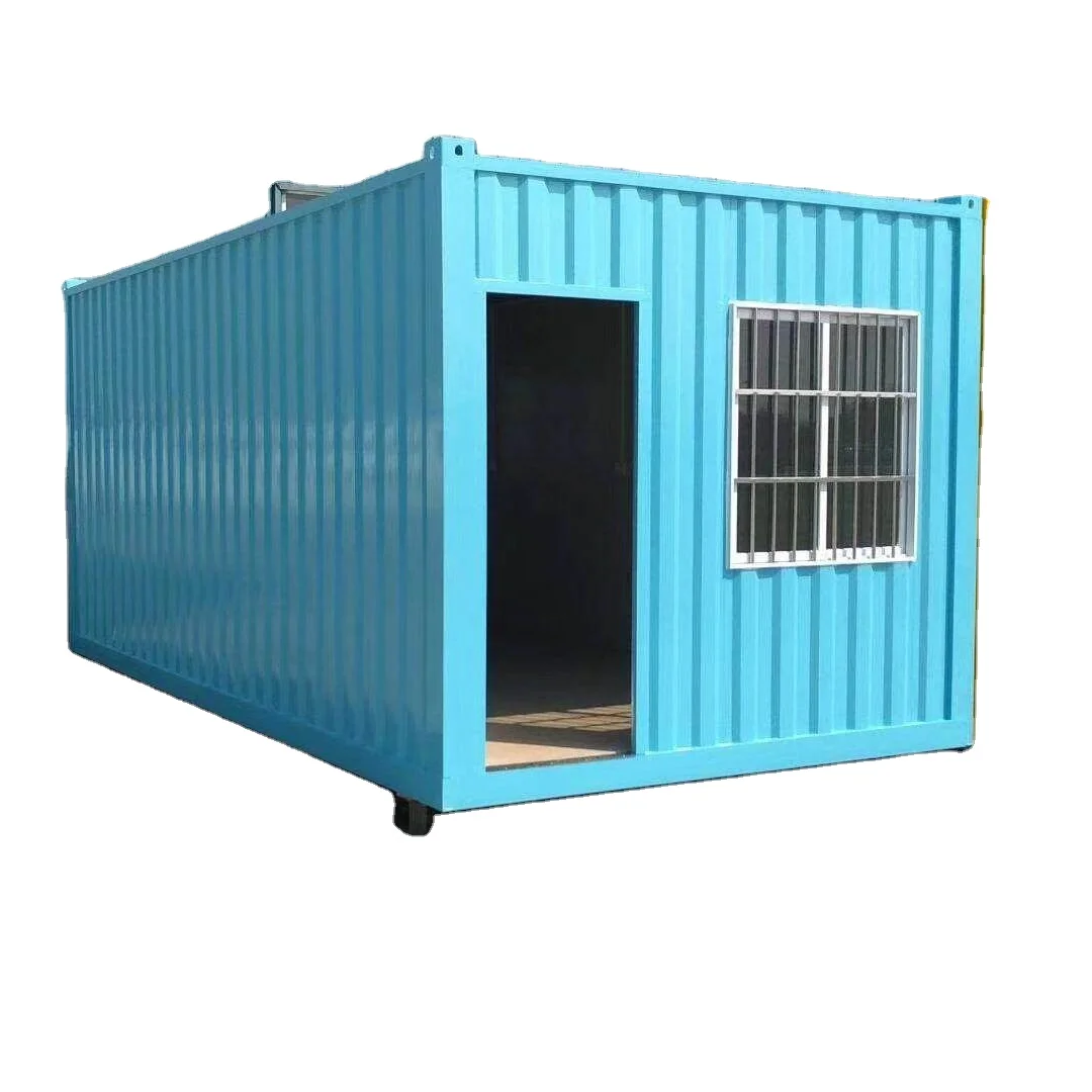 20ft custom office container house thermal insulation rock wool wallboard air conditioner