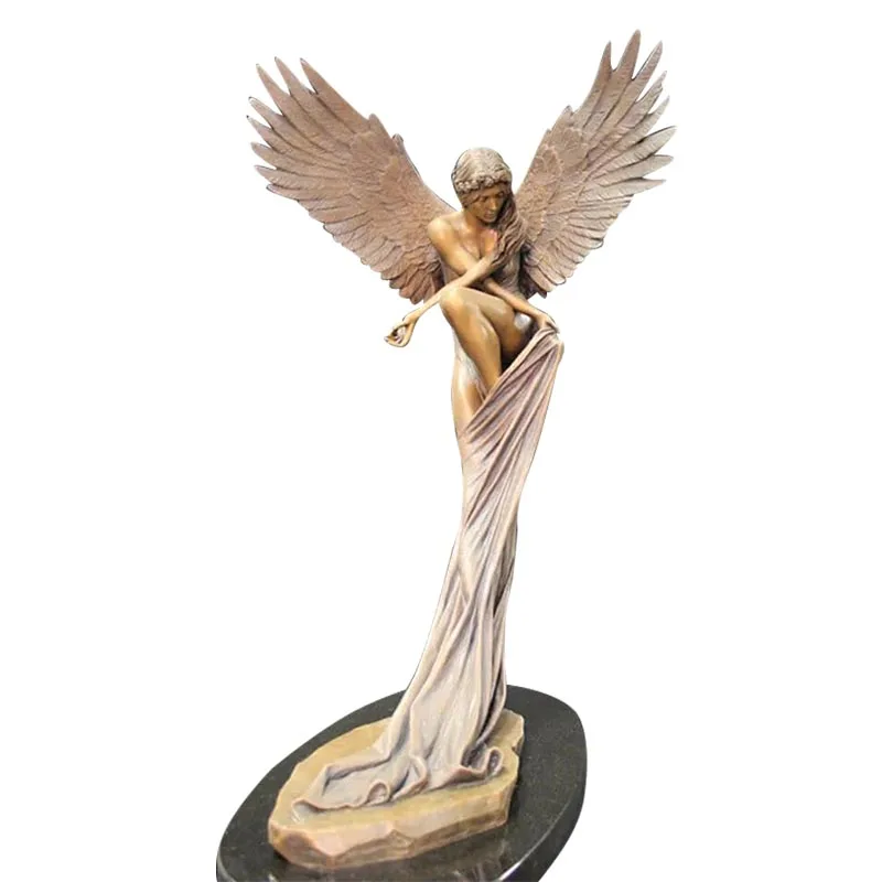 China Quality Lady Sexy Nude Girl sculpture Smooth lines Customizable Bronze Sculpture