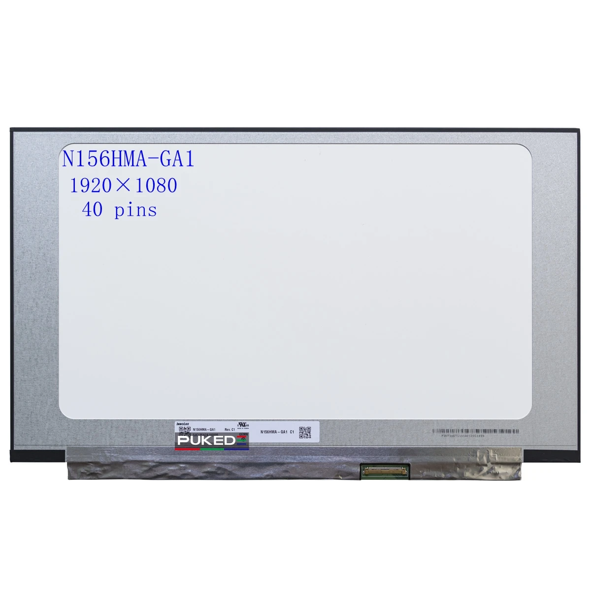 15.6'inch IPS 144Hz Laptop lcd Screen N156HMA-GA1 N156HMA-EA1 N156HME-GAK For ASUS FA506 FA507 FX505 FX506 72%NTSC 40pins eDP