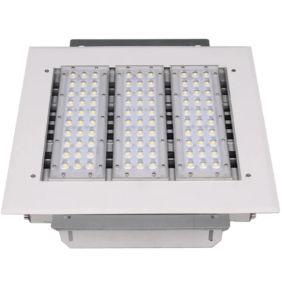 Explosive Chemical Materials Place Standard listed flameproof ATEX 50-120W gas station canopy light led explosion proof light