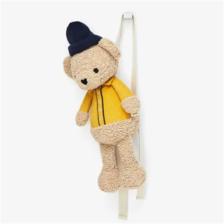 Factory Sale New Products Cute Plush 100%pp Cotton Backpacks Bag School Bags Kids Backpack