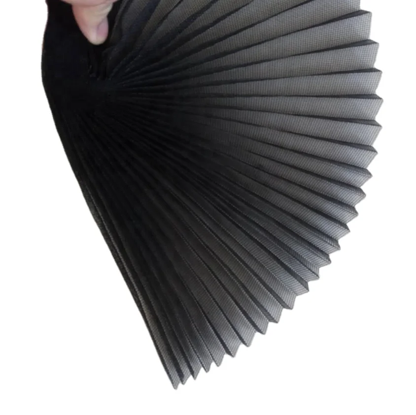 Fiberglass pleated mosquito screen nettings / Folding insect fly screen mesh