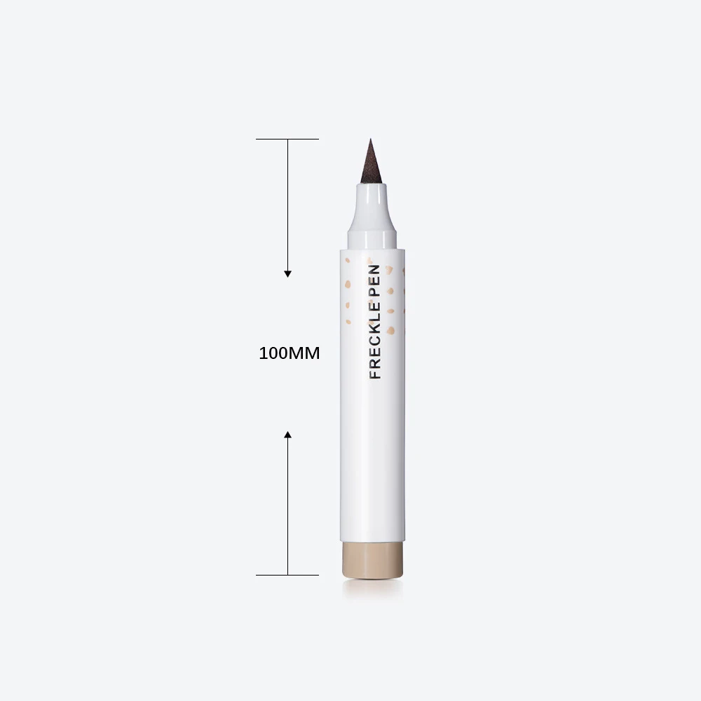 2 Colors Natural Freckle Dot Pen Quick Dry Waterproof Beauty Makeup with Easy Color Embellishment Liquid Form