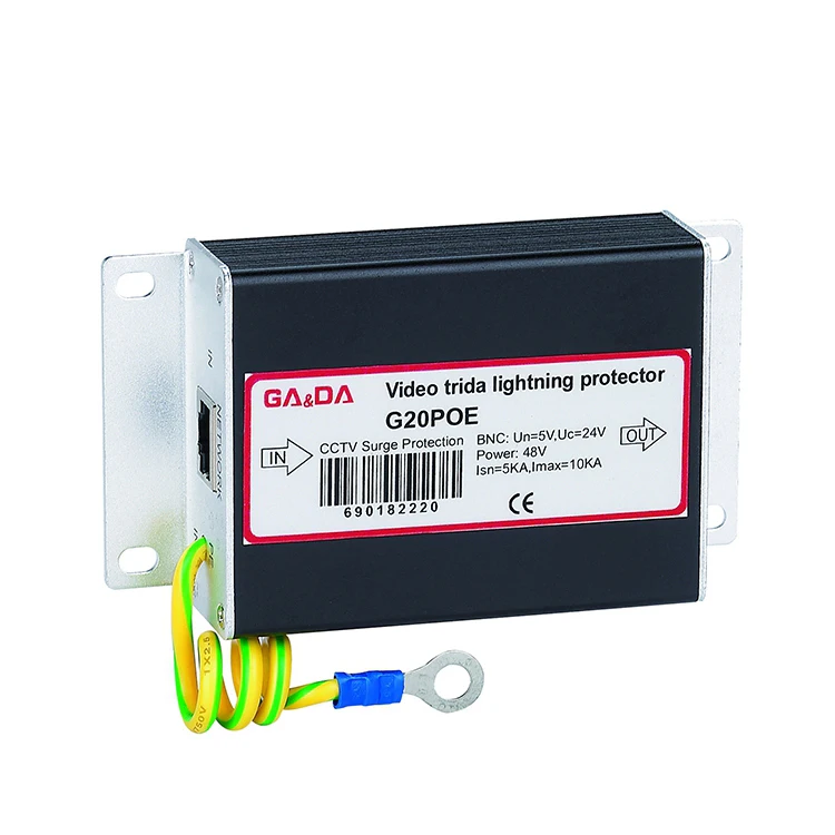POE Ethernet Lightning Protection Device Power/Network Integrated Surge Protector