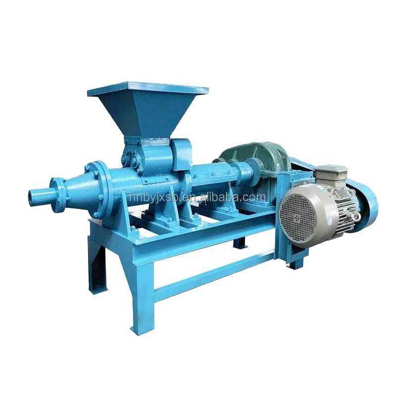 Kenya grass wood stick bamboo coconut coal fuel extruder pressing carbon processing machinery