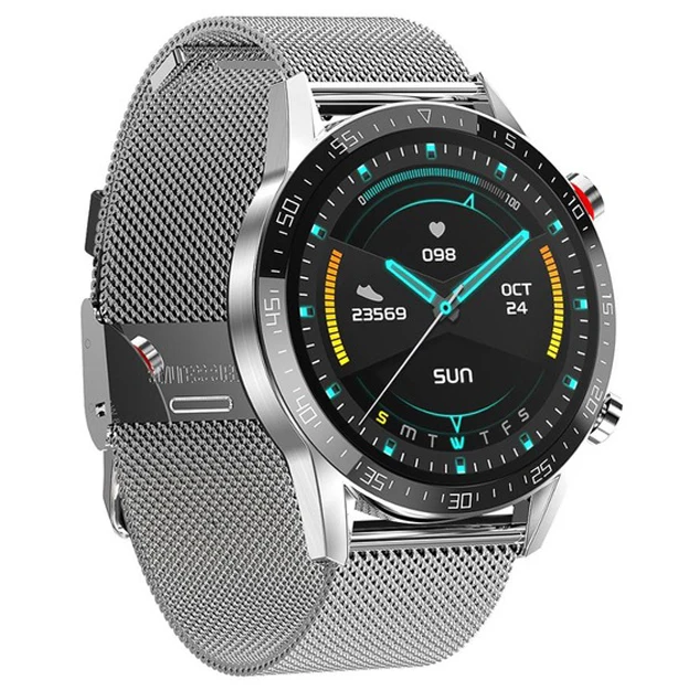 Round screen metal strap IP68 waterproof smart watch