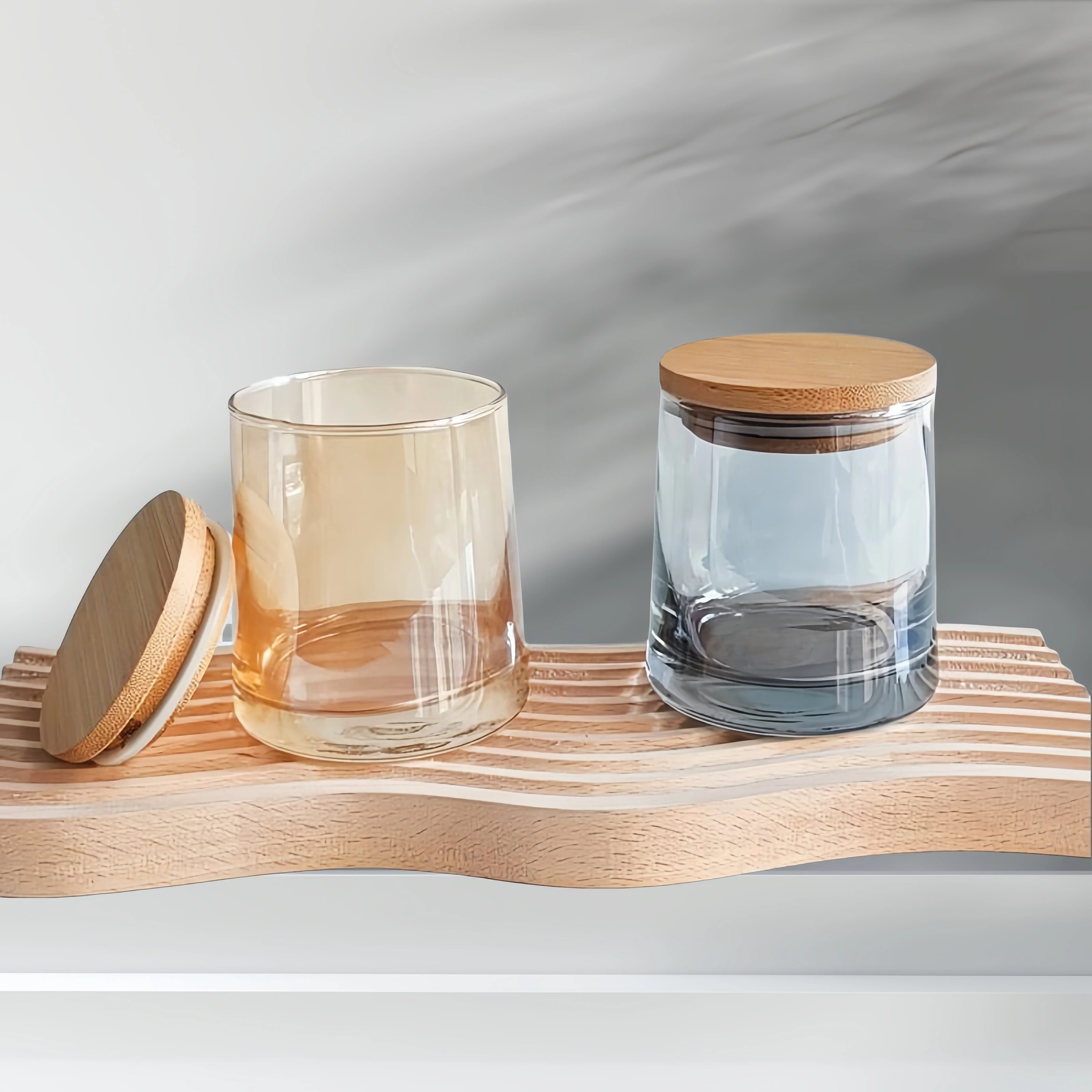 Luxury Scented Candles in Glass Jar Glass Candle Jar Unique Candle Jars